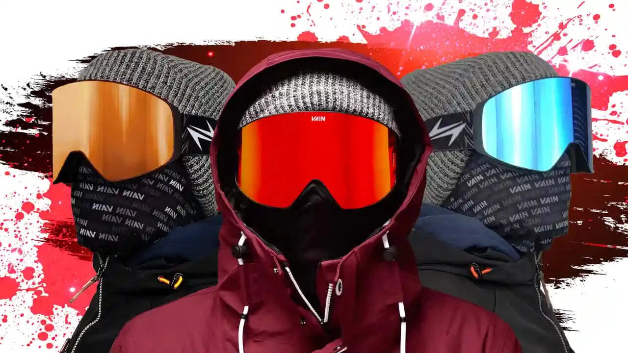 OutdoorMaster OTG Skibril - skibril voor heren, dames en jongeren, 100% UV- bescherming (zwart frame VLT 15,6% blauwe lens OutdoorMaster OTG Skibril - skibril voor heren, dames en jongeren, 100% UV- bescherming (zwart frame VLT 15,6% blauwe lens
