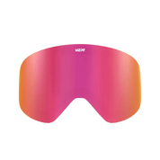 Magenta mirror lens for Carver ski goggles
