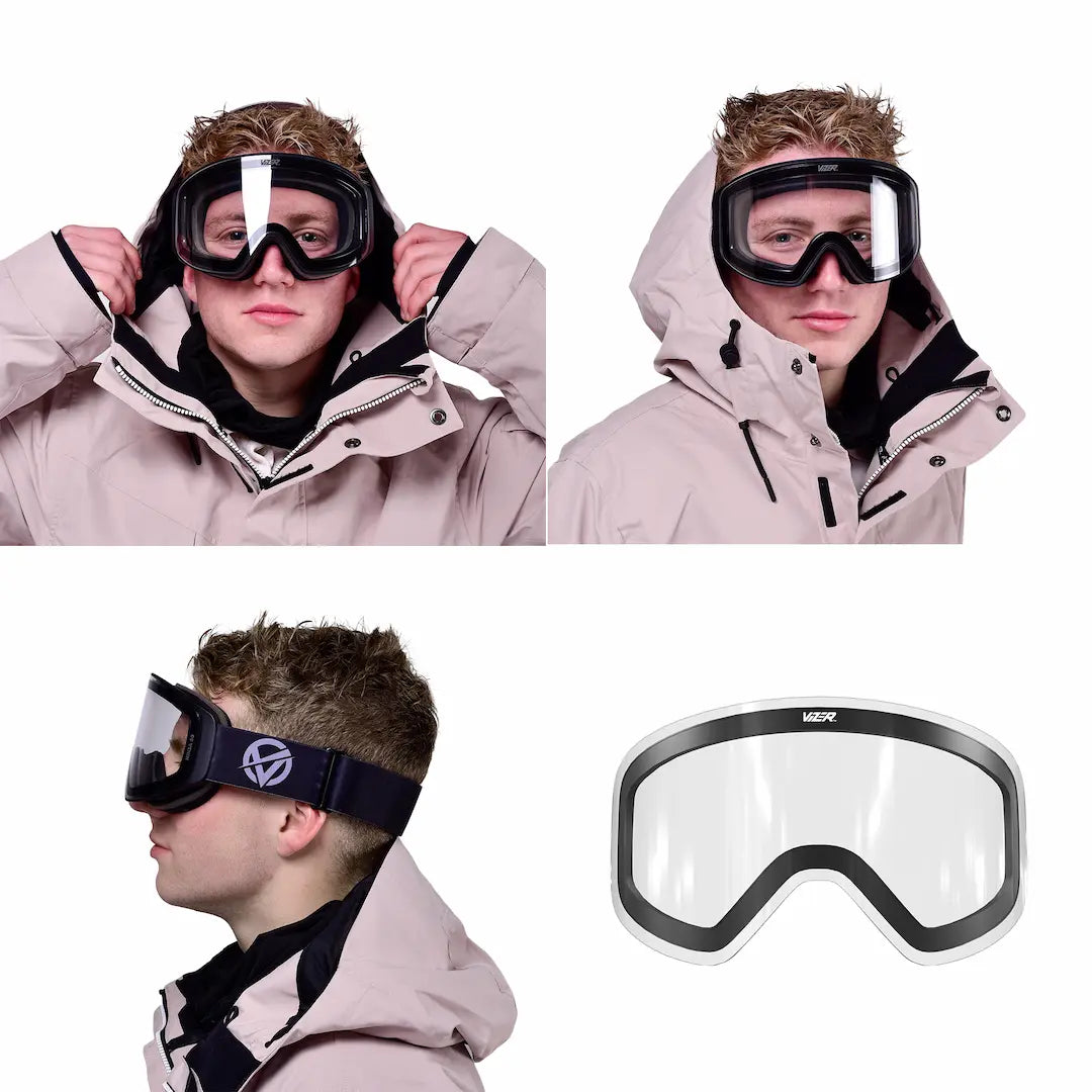 Clear lens for Carver ski goggles