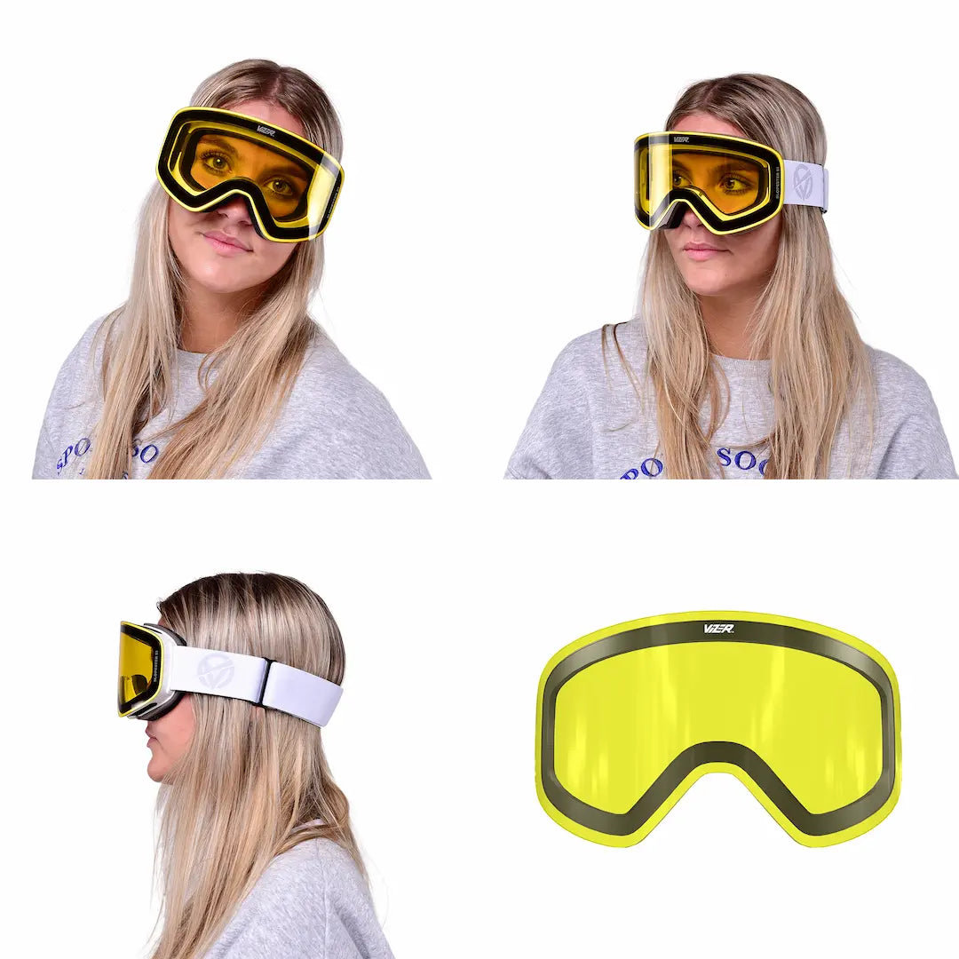 ski goggles yellow Daylight Lens