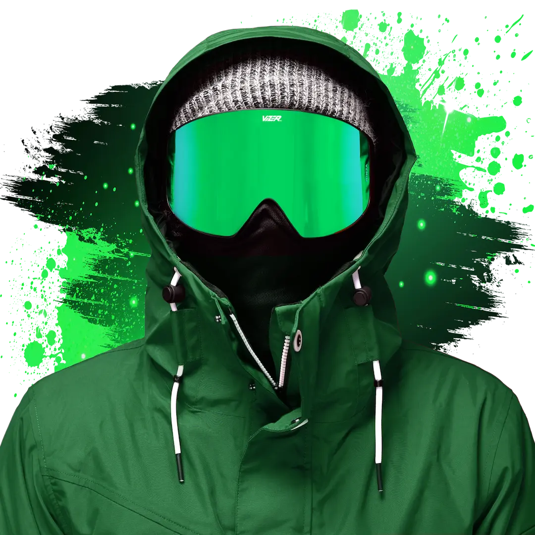 Ninja-Viridian-Green-Snow-Goggle-On-Model-View.webp