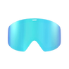 Blue mirror lens for Ninja ski goggle