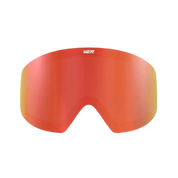 Red mirror lens for Ninja ski goggles - Vizer