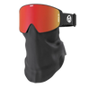 Black magnetic ski goggle mask for Ninja ski goggles