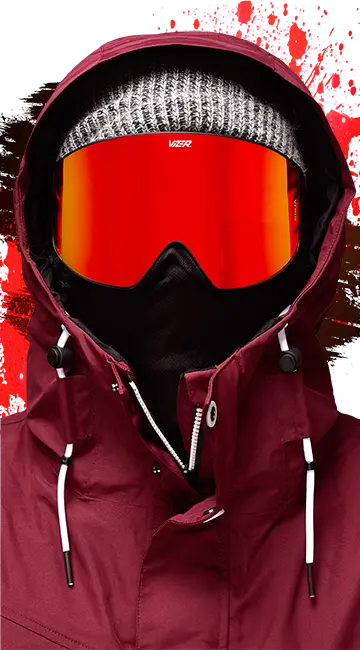 Ninja ski goggle with magnetic changeable lens and mask
