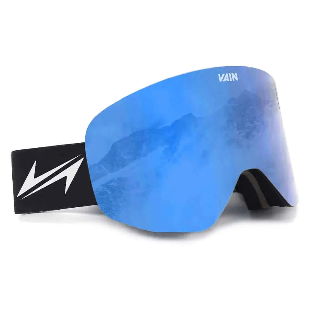 Blue mirror ski goggle slopester model VAIN