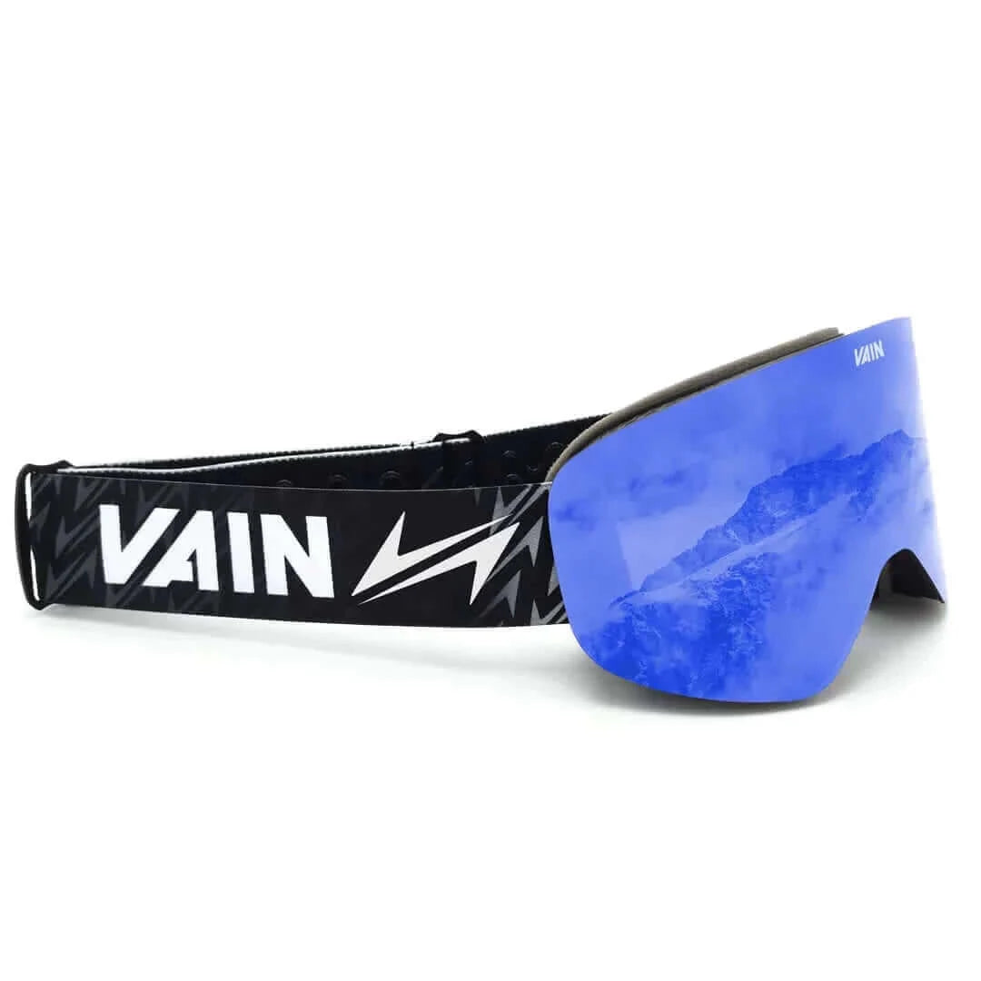 Side view of Azure Slopester ski goggle