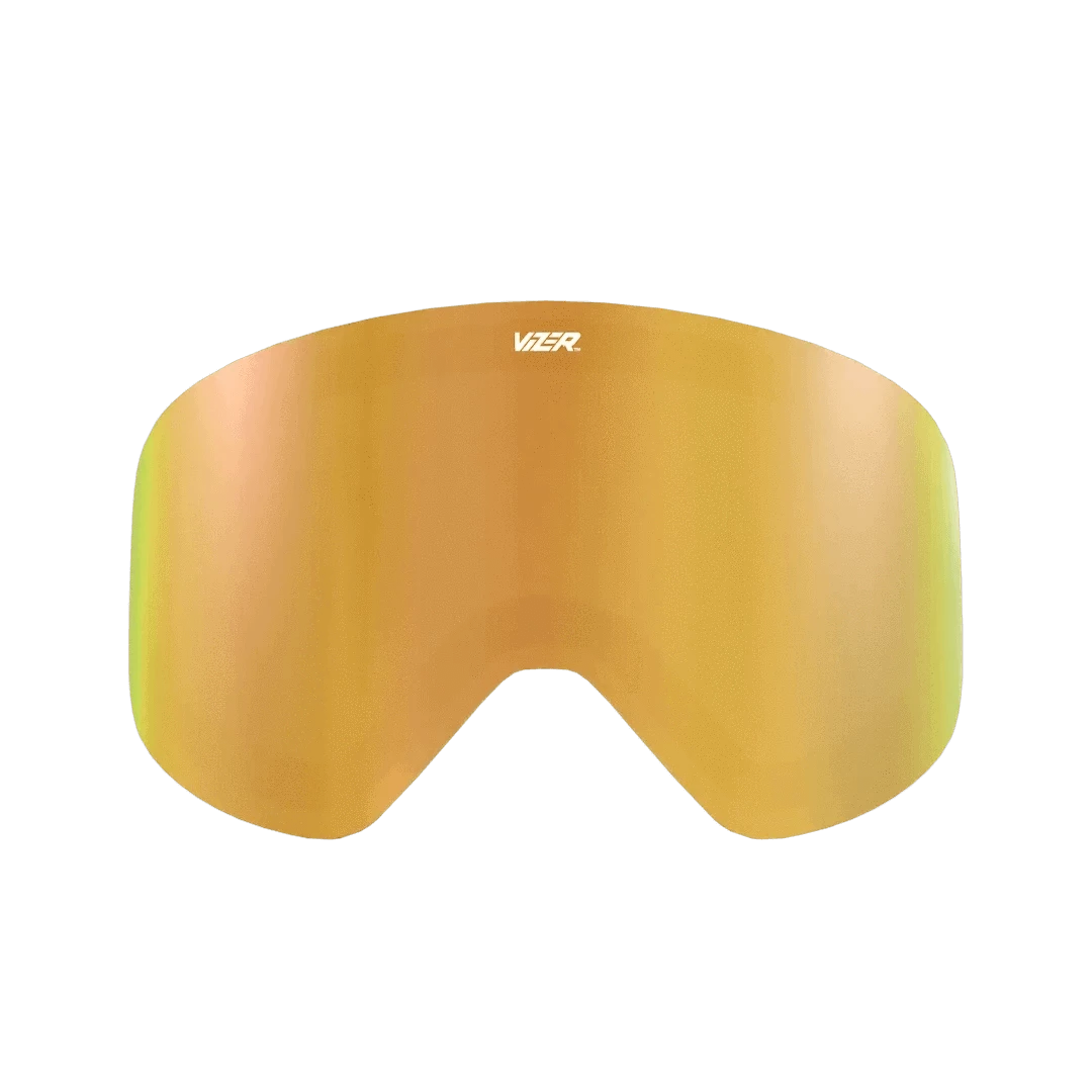 ski goggles mirror lens Golden Lens