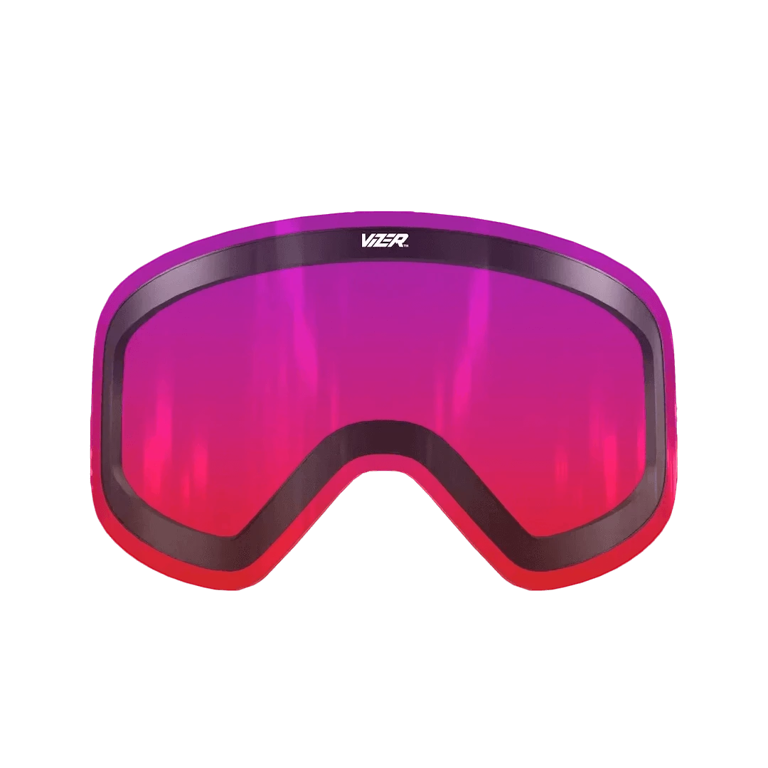 Gradient purple lens for Carver ski goggles