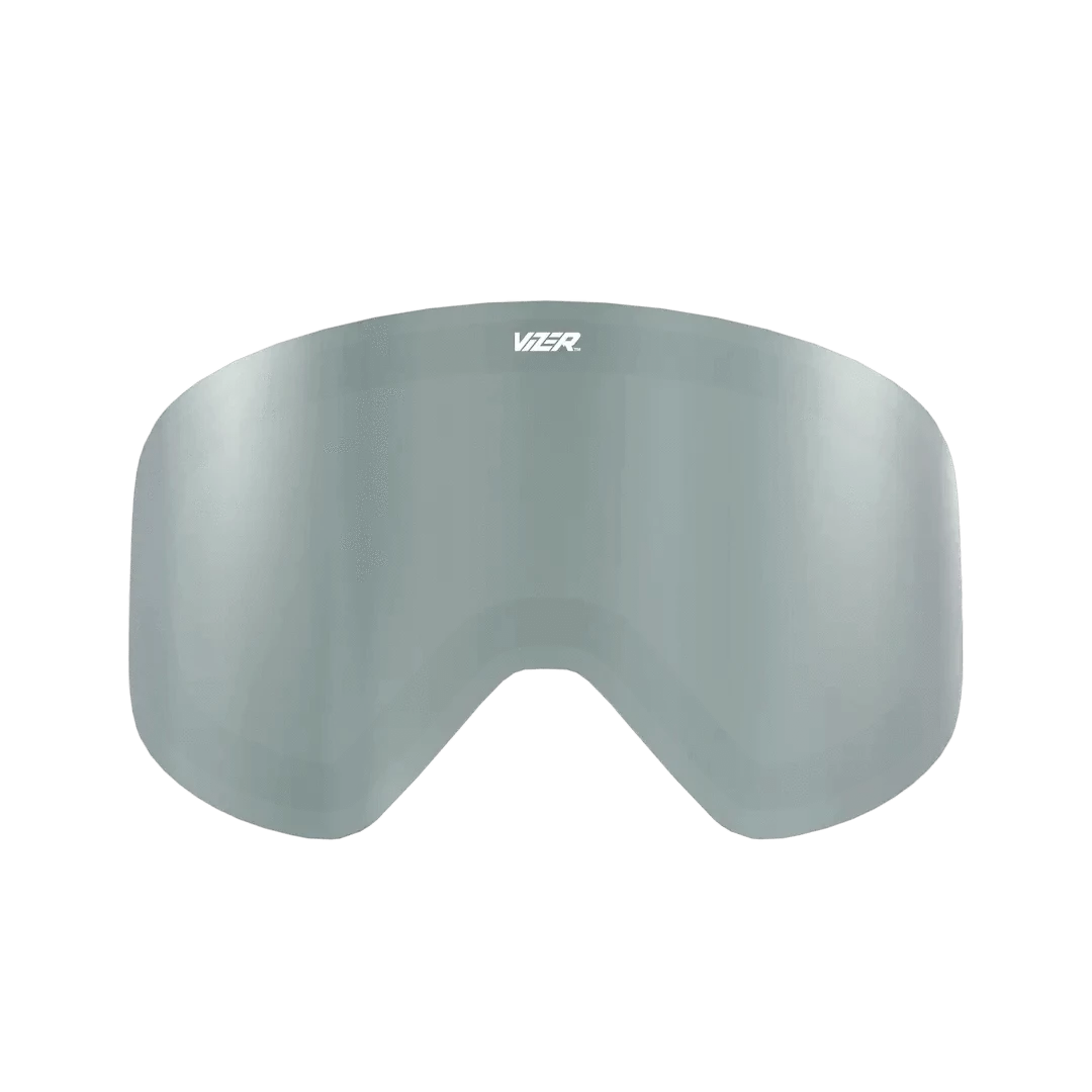 Silver mirror lens for Carver ski goggles - Vizer
