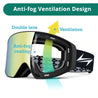 Active ventilation system for ski goggle