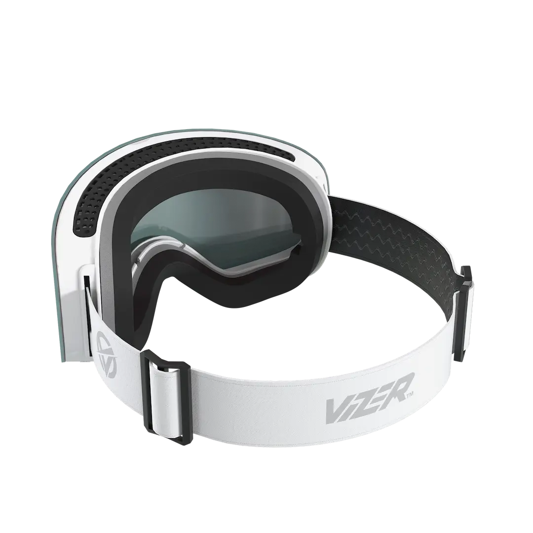 White strap for Vizer ski goggles